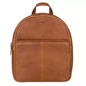    Burkely Antique Avery tmavohnedý dámsky kožený batoh s držiakom na tablet 9,7"