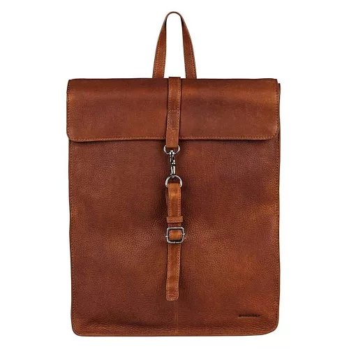  Burkely Antique Avery koňak kožený batoh, batoh 14"
