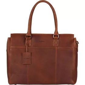    Burkely Antique Avery hnedá dámska kožená taška cez rameno, kabelka