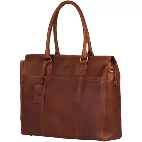    Burkely Antique Avery hnedá dámska kožená taška cez rameno, kabelka