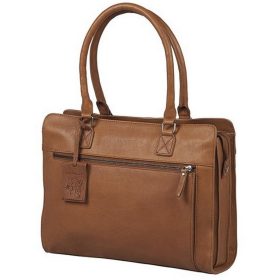    Burkely Antique Avery Brown dámska kožená taška na notebook cez rameno 14"