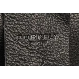    Burkely starožitná Avery veľká čierna kožená taška na notebook 17"