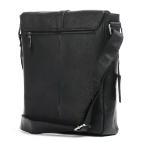    Čierna kožená bočná kabelka Burkely Antik Avery, crossbody