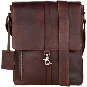    Čierna kožená bočná kabelka Burkely Antik Avery, crossbody