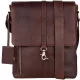  Čierna kožená bočná kabelka Burkely Antik Avery, crossbody