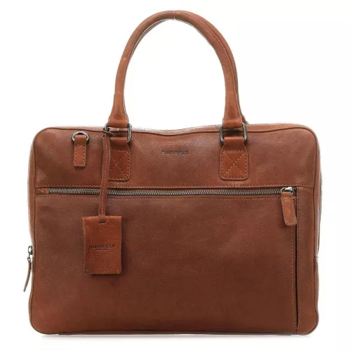  Burkely Antique Avery Cognac Kožená taška na notebook Bočná taška 13"