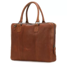    Burkely Antique Avery Cognac Kožená taška na notebook Bočná taška 13"