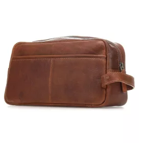  Kožená kabelka Burkely Antik Avery v koňakovej farbe