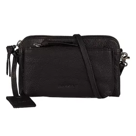    Burkely Antique Avery čierna, dámska kožená taška cez rameno, crossover