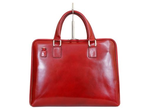  Dámska kožená aktovka Camilla 777G červená 37 x 29 x 5 cm
