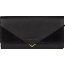    Čierna dámska kožená peňaženka Burkely Secret Sage s RFID ochranou