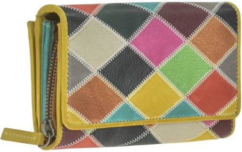  Dámska kožená peňaženka Greenburry Feng Shui harmony, žltá