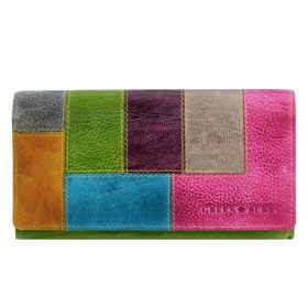    Dámska kožená peňaženka Greenburry Feng Shui harmony, zelená