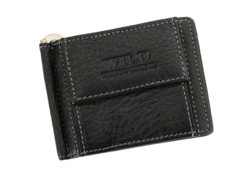 Wild Things Only 5516 fekete férfi bőr dollár pénztárca 10.5 x 8 x 2 cm