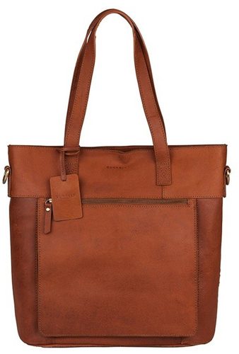  Burkely Vintage Jade čierna dámska kožená taška cez rameno, shopper, taška na notebook 14"