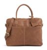  Burkely Vintage Jack tmavohnedá kožená taška na notebook bočná taška 13,3"