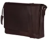  Kožená bočná taška Burkely Vintage Juul Dark Brown