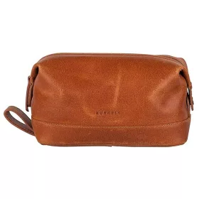    Kožená šnupavá taška Burkely Vintage Riley koňakovej farby