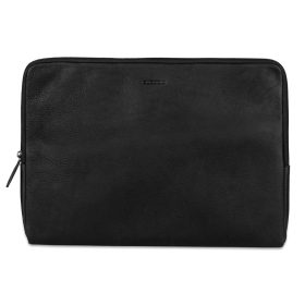    Burkely Josh Vintage čierna kožená taška na notebook 15,6"