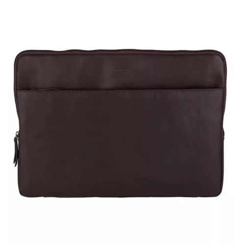  Burkely Josh Vintage čierna kožená taška na notebook 15,6"