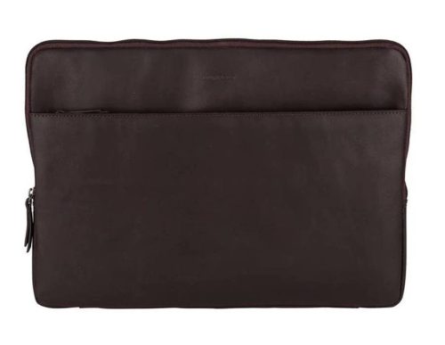  Burkely Josh Vintage čierna kožená taška na notebook 15,6"