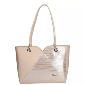    Karen Oliwia čierno-grafitová dámska vláknitá kožená kabelka, taška cez rameno