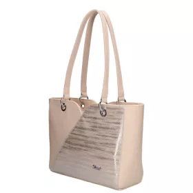    Karen Oliwia čierno-grafitová dámska vláknitá kožená kabelka, taška cez rameno