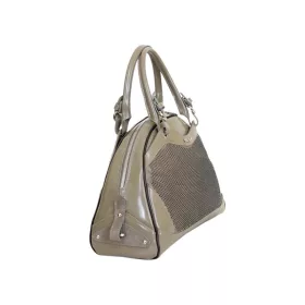   Gilda Tonelli 6364 PAD/CAMOSCIO béžová dámska kožená kabelka 39 x 28 x 16 cm