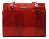  Ága Hengl Agávé červená dámska kožená taška cez rameno 32 x 27 cm.