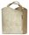  Ága Hengl Bamboo béžová dámska kožená taška cez rameno, ruksak 27 x 28 cm