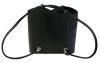  Ága Hengl Bambusová bordová dámska kožená taška cez rameno, ruksak 27 x 28 cm