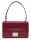  Ága Hengl Candy karmínová lakovaná kabelka, taška cez rameno 26 x 16 x 8,5 cm.