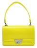  Lakovaná kabelka Ága Hengl Candy žltá, taška cez rameno 26 x 16 x 8,5 cm.