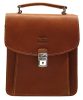  Pánska kožená kabelka Ága Hengl Dió koňakovej farby, bočná taška 25 x 21 cm