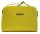  Ága Hengl Gyöngyvirág žltá dámska kožená taška cez rameno 25 x 18 cm