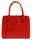  Ága Hengl Hajnalka dámska červená kožená taška cez rameno 28 x 20 cm.