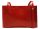  Ága Hengl Imola červená dámska kožená kabelka na voľný čas 29 x 18 x 7 cm