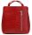  Ága Hengl Izsák červeno-croki dámsky kožený ruksak 23 × 23 × 9 cm