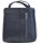  Ága Hengl Izsák tmavomodrý dámsky kožený ruksak 23 × 23 × 9 cm