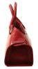 Ága Hengl Kamélia čerešňovo červená dámska kožená taška cez rameno 32 x 23 cm.