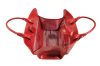  Ága Hengl Kamélia červená dámska kožená taška cez rameno 32 x 23 cm.