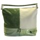  Ága Hengl Kankalin Extra zelená dámska kožená taška cez rameno 29 x 27 cm