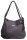  Ága Hengl Pear fialová dámska kožená kabelka cez rameno 35 x 32 cm