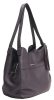  Ága Hengl Pear fialová dámska kožená kabelka cez rameno 35 x 32 cm