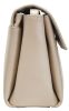  Ága Hengl Romi béžová dámska kožená kabelka cez rameno 24 × 17 cm
