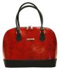  Ága Hengl Szálya červená dámska kožená taška cez rameno, kabelka 32 x 25 cm
