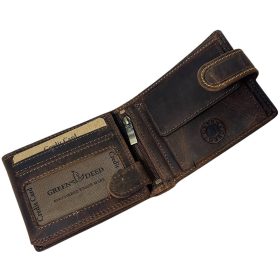    Komplexná kožená peňaženka na remienok GreenDeed so vzorom poľovného psa