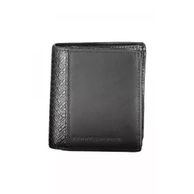   Pánska kožená peňaženka Tommy Hilfiger čierna 10 x 9 x 2 cm