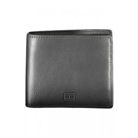   Pánska kožená peňaženka Tommy Hilfiger čierna 12 x 10 x 3 cm