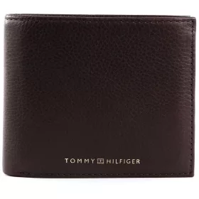    Kožená peňaženka Tommy Hilfiger hnedá, pánska 12 x 10 cm